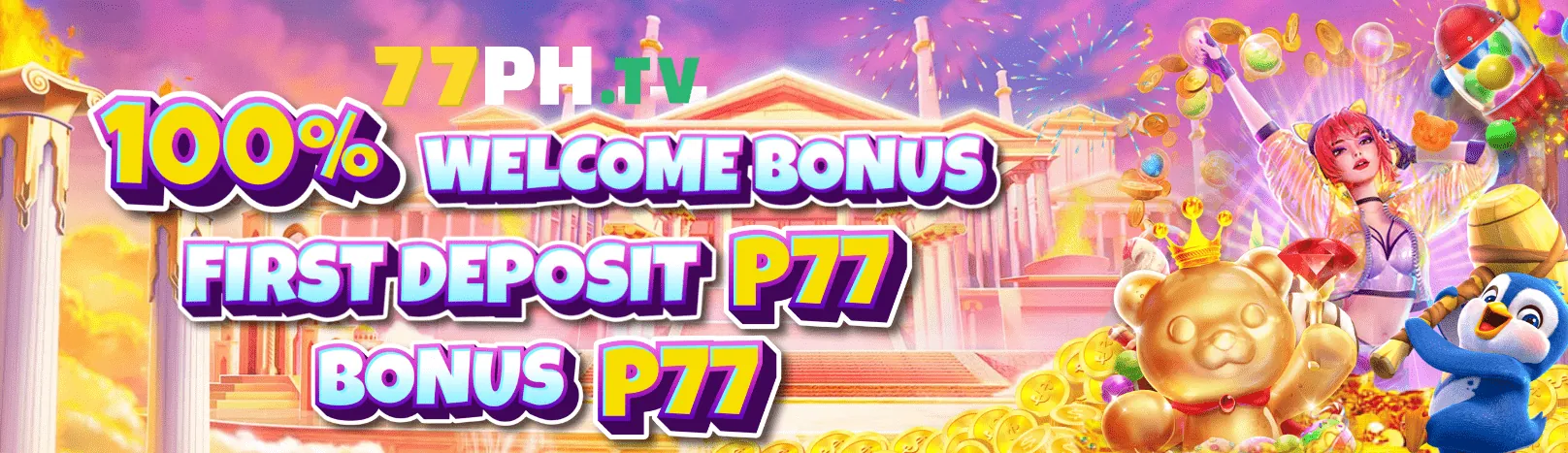 Hình ảnh chào mừng người chơi mới tại win78 casino